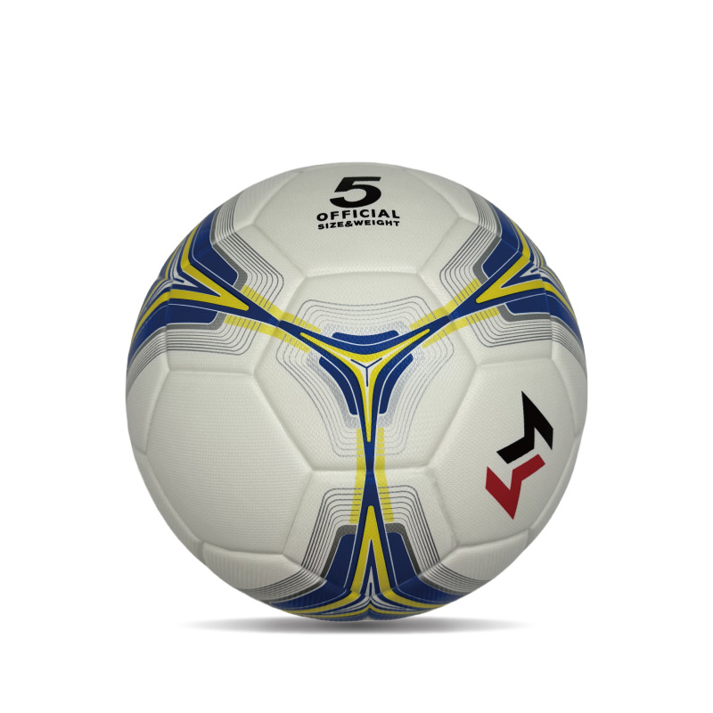 Diamond Pu Leather Professional Soccer Ball Tamanho oficial 5 Custom colorido unissex Treinamento durável Futebol