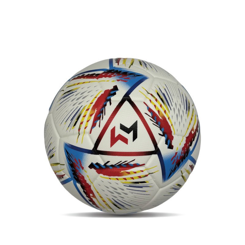 Diamond Pu Leather Professional Soccer Ball Tamanho oficial 5 Custom colorido unissex Treinamento durável Futebol