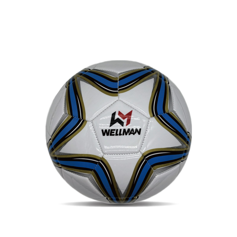 Durável PVC Tamanho 4 Logo de estampa de futebol juvenil Treinando bola de futebol para crianças e adultos