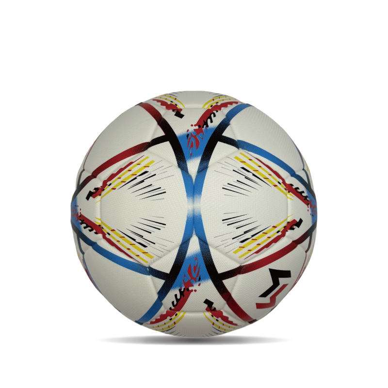 Diamond Pu Leather Professional Soccer Ball Tamanho oficial 5 Custom colorido unissex Treinamento durável Futebol