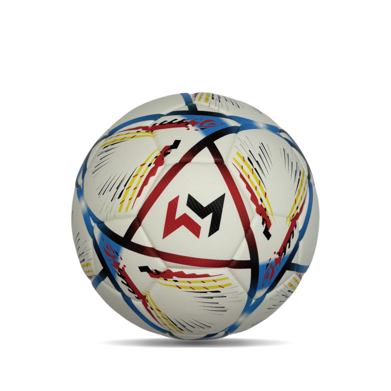 Diamond Pu Leather Professional Soccer Ball Tamanho oficial 5 Custom colorido unissex Treinamento durável Futebol