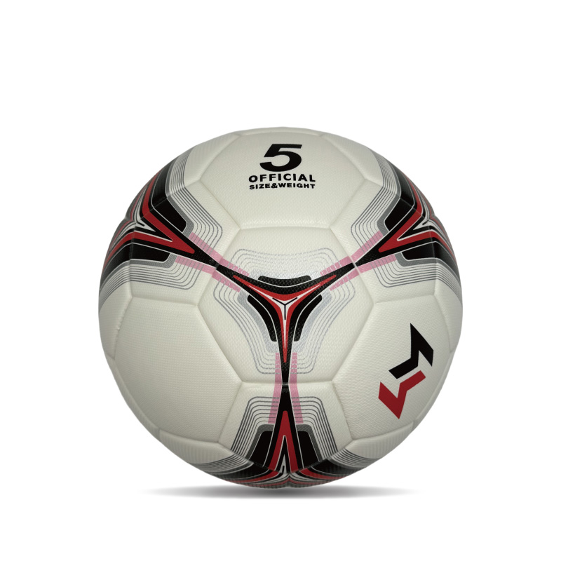 Diamond Pu Leather Professional Soccer Ball Tamanho oficial 5 Custom colorido unissex Treinamento durável Futebol